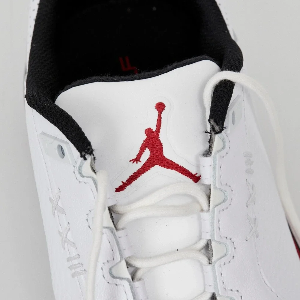 Nike Air Jordan ADG 5 Men's White-Red-Black Golf Shoes SZ: 8 FQ6642-103 NWOB